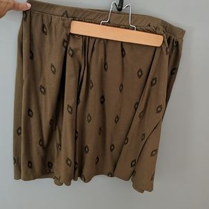 Olive/tan and black Old Navy skirt